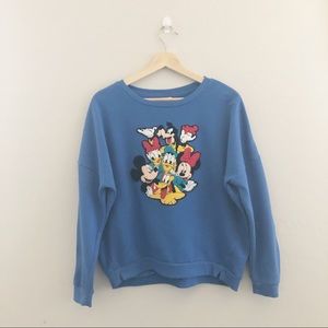 Disney Mickey and Friends Soft Patch Crewneck